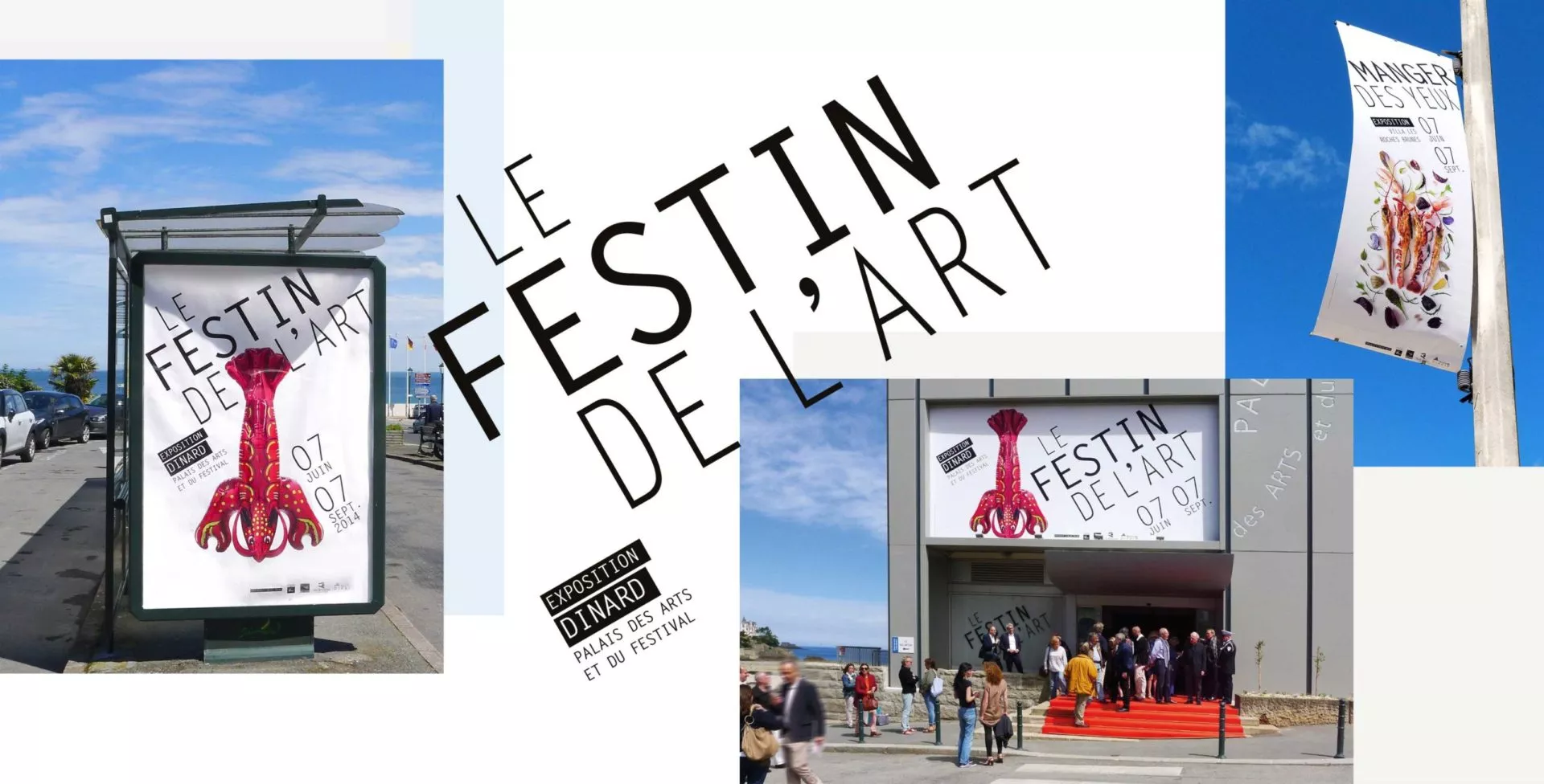 Landeau création Le Festin de l'Art affiches
